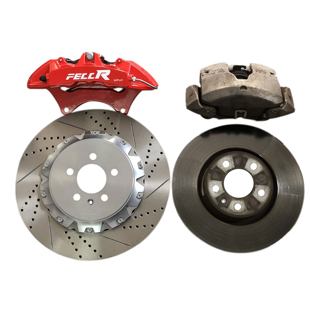 HOT SALE Factory Dedicated Brake Kits Modified Car Parts Brake Caliper Kit for Audi A4B9/A5//A6C8/Q5L/A7-4KA/Q7 18 Inch